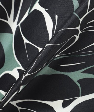 23区 【R(アール)】Ratti リーフプリント パンツ ブラック系