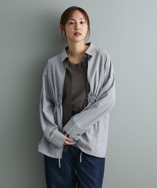 CRAFT STANDARD BOUTIQUE レイヤードライクシャツ Charcoal Gray