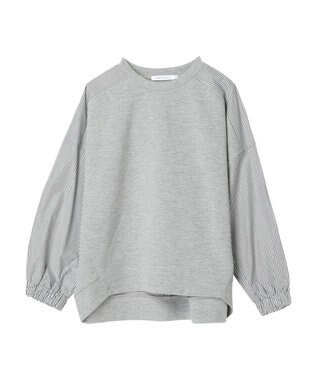 AMERICAN HOLIC イージーケア異素材ポンチプルオーバー Light Gray Mixture