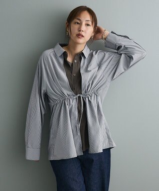 CRAFT STANDARD BOUTIQUE レイヤードライクシャツ Charcoal Gray