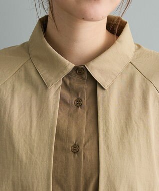 CRAFT STANDARD BOUTIQUE レイヤードライクシャツ Beige