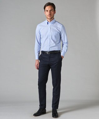 GOTAIRIKU オールシーズン対応【山栄毛織】 RETRO TECH スーツ ネイビー系4