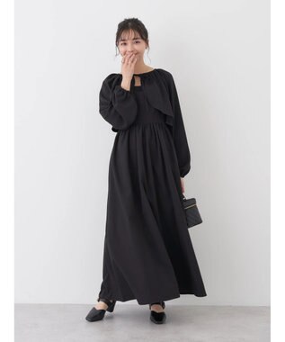 earth music&ecology ラッフルボレロ Black