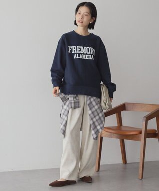 AMERICAN HOLIC FREMONT ロゴスウェットプルオーバー Navy