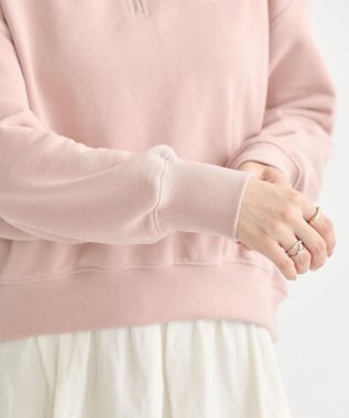 earth music&ecology ハーフＺＩＰプルオーバー Pink