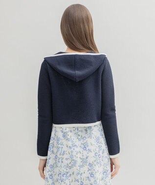 TOCCA 【洗える！】SCOOP フーディボレロ ネイビー系