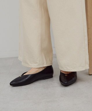 AMERICAN HOLIC 【整履き】フラットパンプス Black
