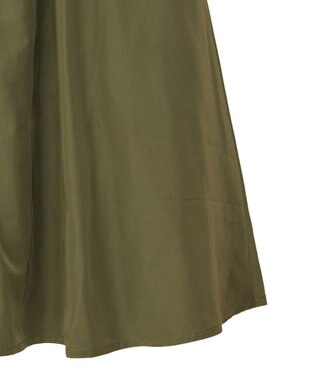 Green Parks ・ＳＵＧＡＲ　ＳＰＯＯＮ　ミリタリーフレアスカート Khaki