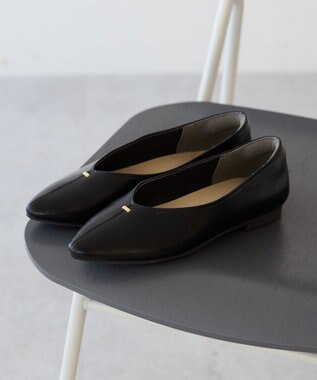 AMERICAN HOLIC 【整履き】フラットパンプス Black