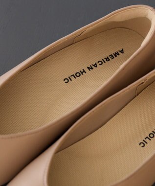 AMERICAN HOLIC 【整履き】フラットパンプス Beige