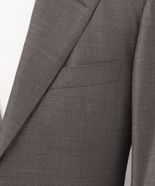 GOTAIRIKU 【DELFINO/デルフィノ】ハニーウェイ SUPER150's スーツ ダークブラウン系