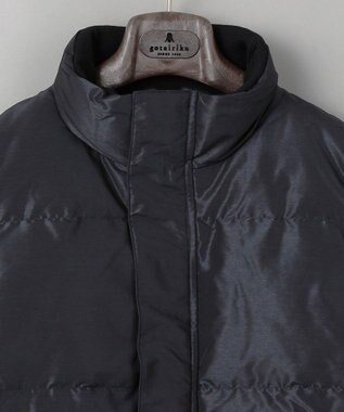 GOTAIRIKU 【ダウン80％使用】ニットスリーブ ダウンブルゾン ネイビー系8