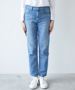 caqu FS linen tapered straight リネンテーパードストレートデニム 3years