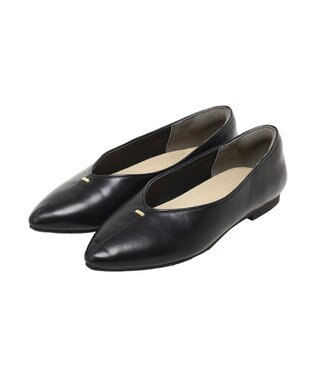 AMERICAN HOLIC 【整履き】フラットパンプス Black