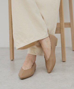 AMERICAN HOLIC 【整履き】フラットパンプス Beige