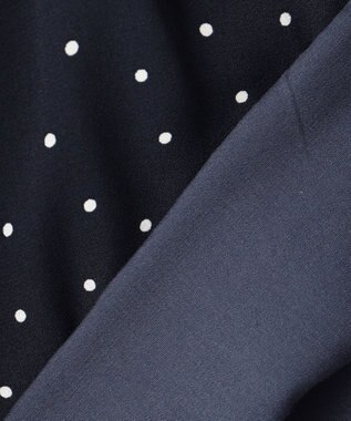 組曲 KIDS 【110-140cm】ラッフルドット ブラウス ネイビー系5