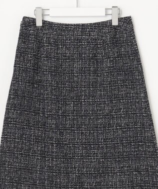 J.PRESS LADIES ファンシーツイード スカート ネイビー系1
