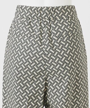 23区 S 【R(アール)】ジオメトリックプリント ワイドパンツ ジオメトリックプリント