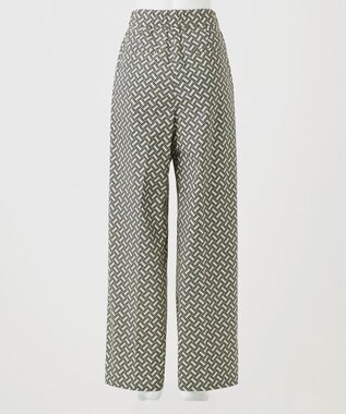 23区 S 【R(アール)】ジオメトリックプリント ワイドパンツ ジオメトリックプリント