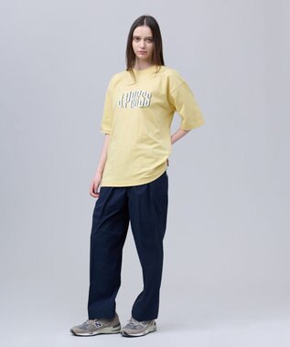 J.PRESS MEN 【J.PRESS ORIGINALS】【UNISEX】Cotton Jersey J.PRESS Logo T-Shirt イエロー系