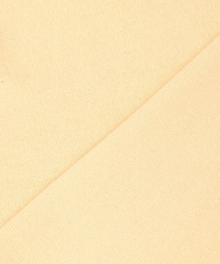 ANY L ファブリックコンビスキッパーニット イエロー×ブルー