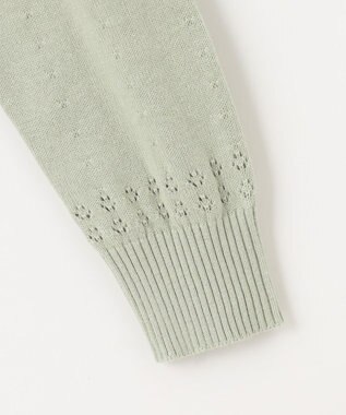 組曲 KIDS 【150-160㎝】クラシック カーディガン ミント系