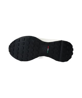 INTER-CHAUSSURES 【BUSSOLA】厚底レースアップスニーカー ブラックコンビ