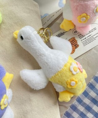 WEGO おはなあひるぬいぐるみキーホルダー