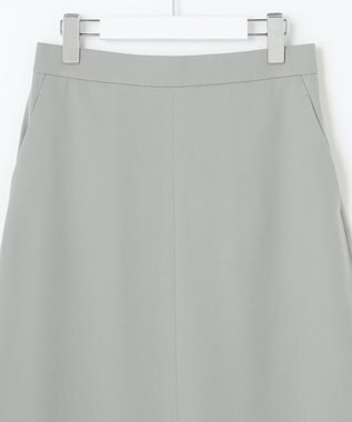 自由区 【XSサイズ～/洗える】ダブルフェイススーティング セミフレアスカート セージ