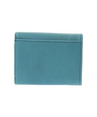 genten ピア ボックス3つ折り財布 ブルーグリーン