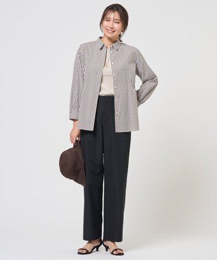 J.PRESS LADIES 【WEB限定カラーあり・畳める】ブレードHAT ダークブラウン系