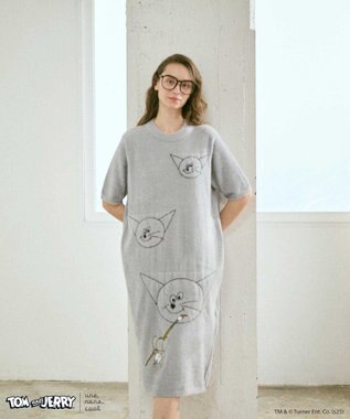 une nana cool トムとジェリー × une nana cool なめらかふわふわワンピース GY