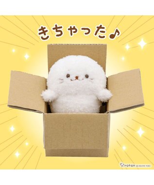 Mother garden しろたん ネット店限定 サガラ刺繍 ミニタオル  《白》 単品 アイボリー