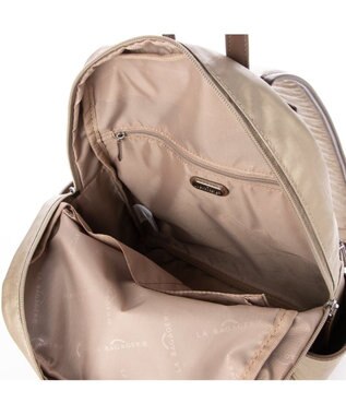 LA BAGAGERIE モノグラムデイリーバックパック ゴールド