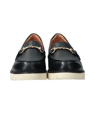 INTER-CHAUSSURES 【BUSSOLA】撥水ホースビットローファー ブラック