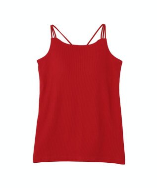 earth music&ecology 【予約】適ON カップ付きキャミソール レッド