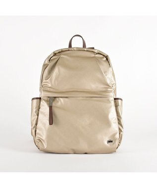 LA BAGAGERIE モノグラムデイリーバックパック ゴールド