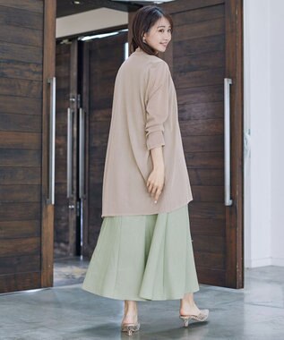 Tiaclasse L 【洗える】裾フレアAラインワンピース ミント