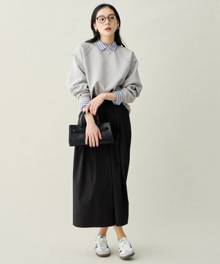 ANY L ＡＮＹオーバーサイズシャツ ブルーストライプ