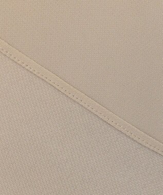 ICB 【接触冷感・UVケア・速乾・洗える】BackSatinAmunzen 5分袖ハイネックブラウス クリームブラウン系