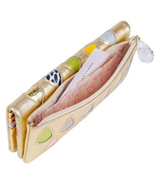 tsumori chisato CARRY ドロップス 長財布 かぶせ 【かわいいデザイン！本革のやわらかな風合い】 ゴールドⅡ