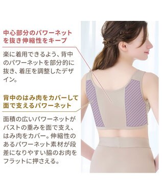 BRADELIS New York 【BRADELIS NewYork peace】綿混キャッチャーカップレースブラ24 ブラデリス ノンワイヤー 補正ブラジャー トープ
