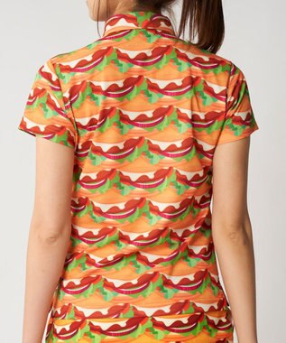 FILA GOLF／marie claire 【Loudmouth】柄ポロシャツ Burger Mania