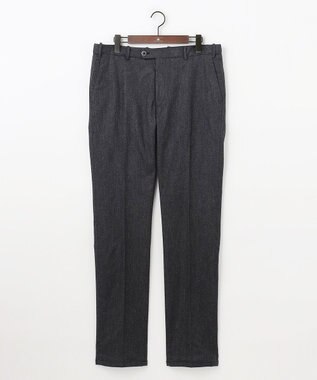 JOSEPH ABBOUD 【キングサイズ・ウエストも伸びる！/暖か起毛裏地付/2WAYストレッチ/ オーガニック】オーガニックコットン ウオーム パンツ グレー系