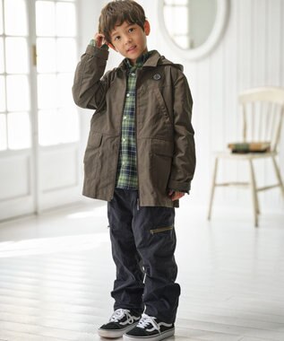 J.PRESS KIDS 【110-130cm】起毛チェックシャツ グリーン系4