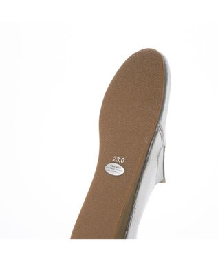 ing <ing>【WEB限定】スリッポンシューズ シルバー