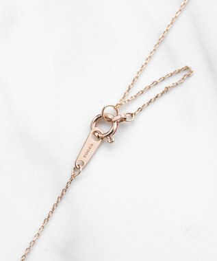 TOCCA 【WEB限定】BLOOMING BUD K10 NECKLACE K10 天然石カボションカット ダイヤモンド ネックレス ピンク系