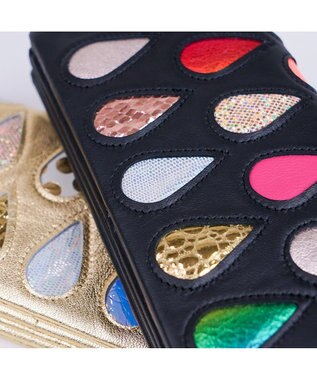 tsumori chisato CARRY ドロップス 長財布 かぶせ 【かわいいデザイン！本革のやわらかな風合い】 ブラックⅡ