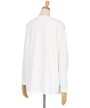 tsumori chisato SLEEP ツモリチサト トップス 綿100%(本体) 天竺素材 長袖 ルームウエア レディース UTX509 /ワコール サックス