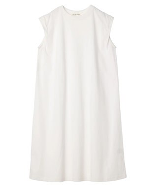 CRAFT STANDARD BOUTIQUE 接触冷感機能性フレンチスリーブワンピース Off White